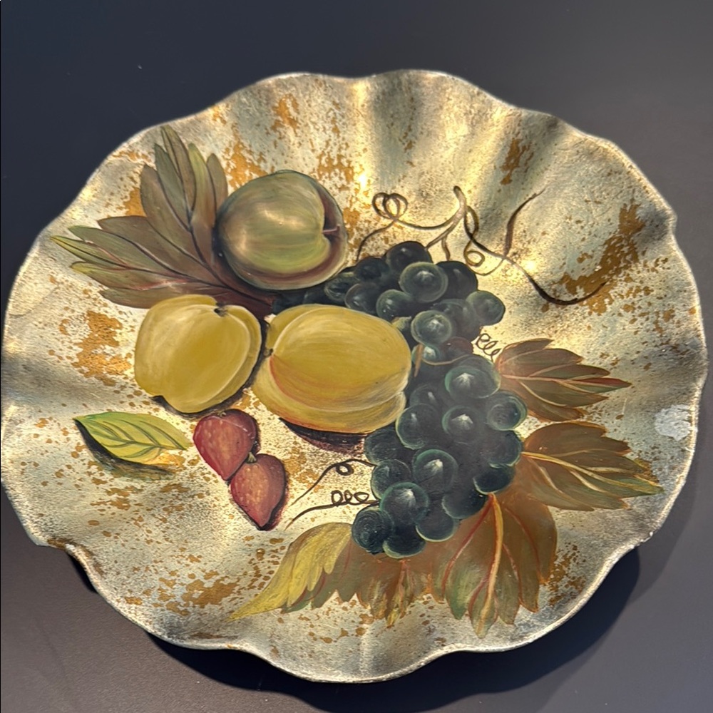 Vintage Fruit Decorative Plate
